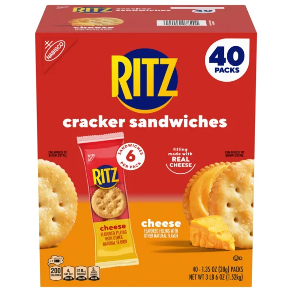 Galletas Ritz Cheese Sandwich Crackers (Unidades)